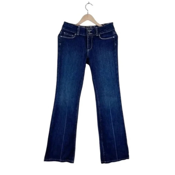 PAIGE Dark Wash Flared Jeans Size 29 - Picture 1 of 8